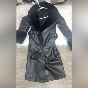 Black trench coat